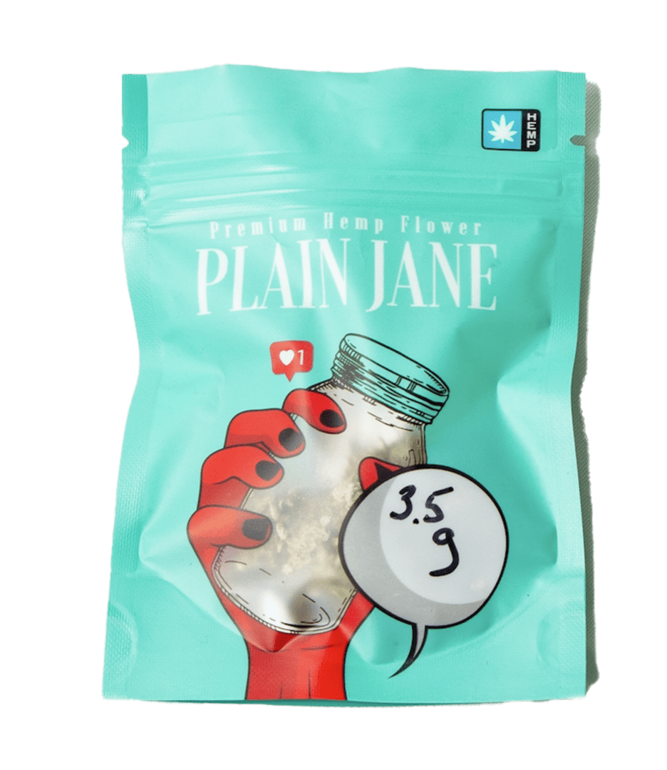 A bag of plain jane is shown with the price tag for 3. 5 9